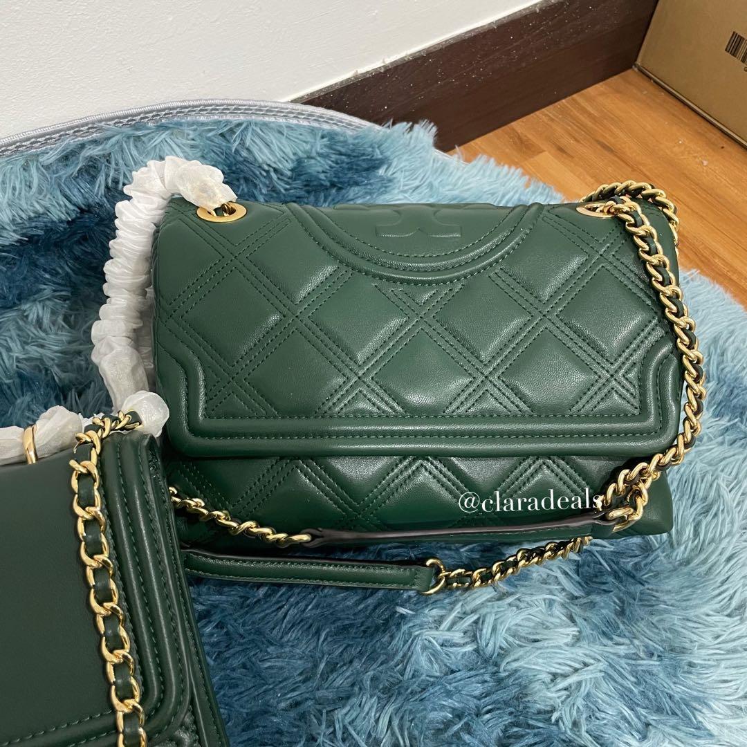Tory burch emerald green bag cheap