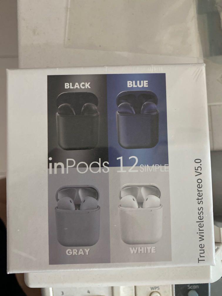 Inpods 12 TWS wireless bluetooth 5.0 headphones IPX5 waterproof Sport  headphones Touch HIFI sound in 3D stereo IOS/Android|Bluetooth Earphones \u0026  Headphones| - AliExpress