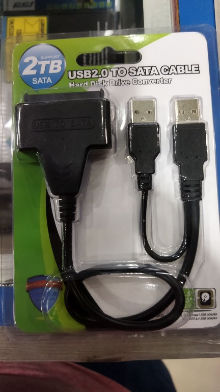 USB 2.0 TO SATA CABLE 2TB, Computers & Tech, Laptops & Notebooks on ...