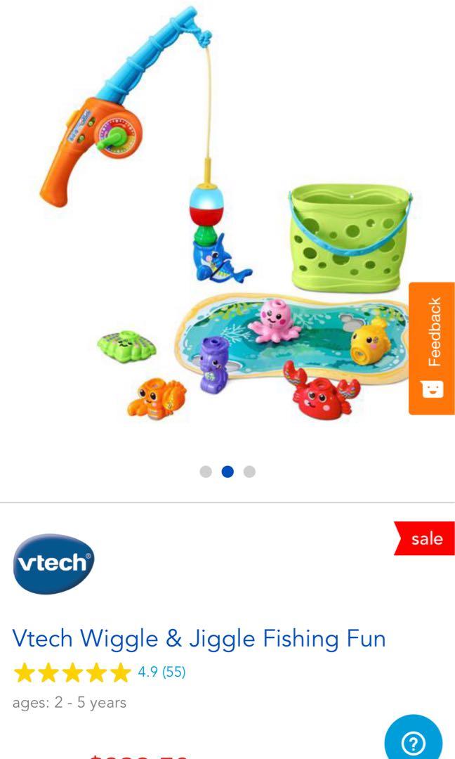 Vtech Wiggle & Jiggle Fishing Fun, 興趣及遊戲, 玩具& 遊戲類- Carousell