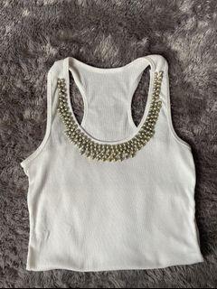 White tanktop