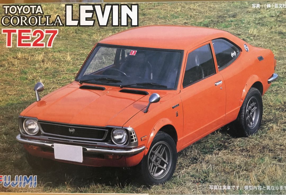 1 24 Fujimi Toyota Corolla Levin Te27 玩具 遊戲類 玩具 Carousell
