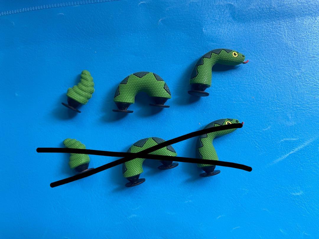 3D Crocs Jibbitz Snake Set Jibbits Shoe Accessory Accessories