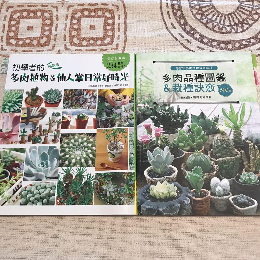 工具書兩本 多肉植物 書本 文具 雜誌及其他 Carousell