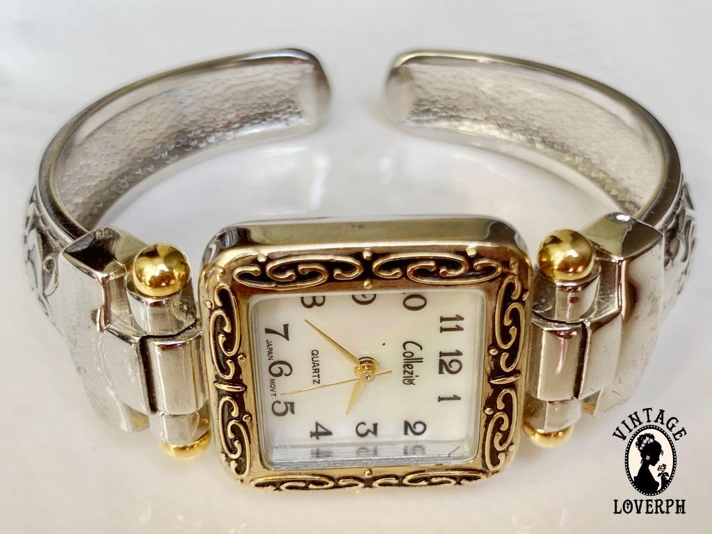 Collezio Two Tone Tribal Cuff Mother of Pearl Japan