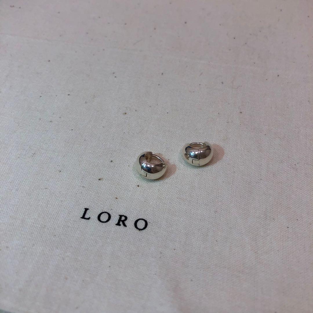 [全新] LORO P pierce 01 / 純銀耳環 /日本銀飾/ l‘oro / Studio Doe / 設計師