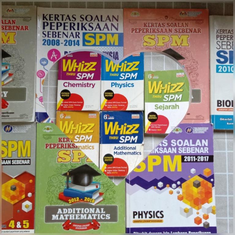 Preloved Spm Limited Edition Books Pass Years Reference Books Kertas Soalan Sebenar Dan Buku Rujukan Books Stationery Books On Carousell