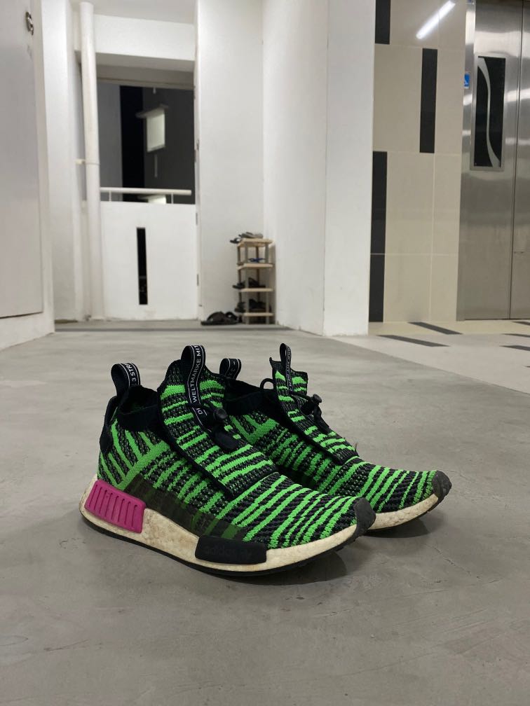 Adidas NMD TS1 Primeknit Men s Fashion Footwear Sneakers on