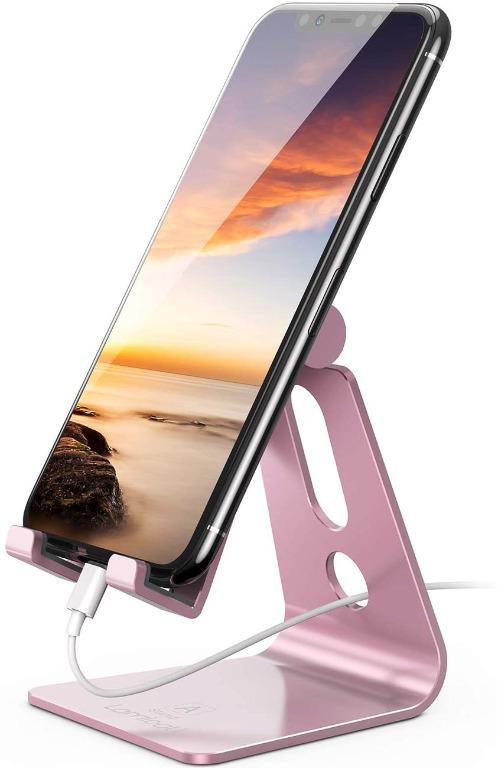 Adjustable Cell Phone Stand, Lamicall Desk Phone Holder, Cradle