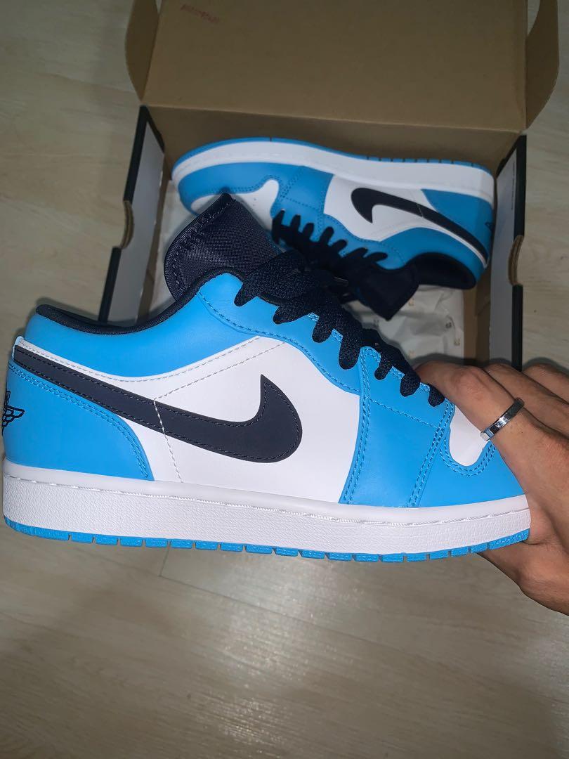 low jordans blue