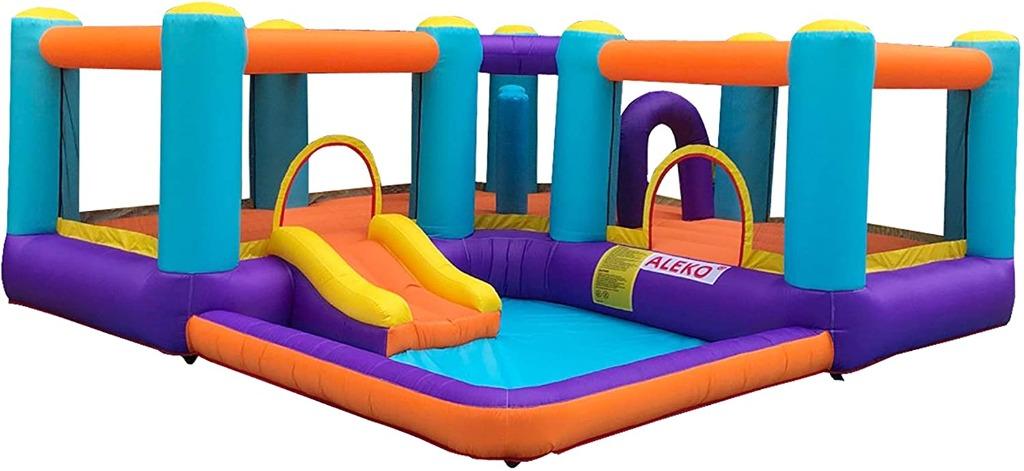 ALEKO Extra Large Inflatable Playtime Bounce House with Splash Pool and ...