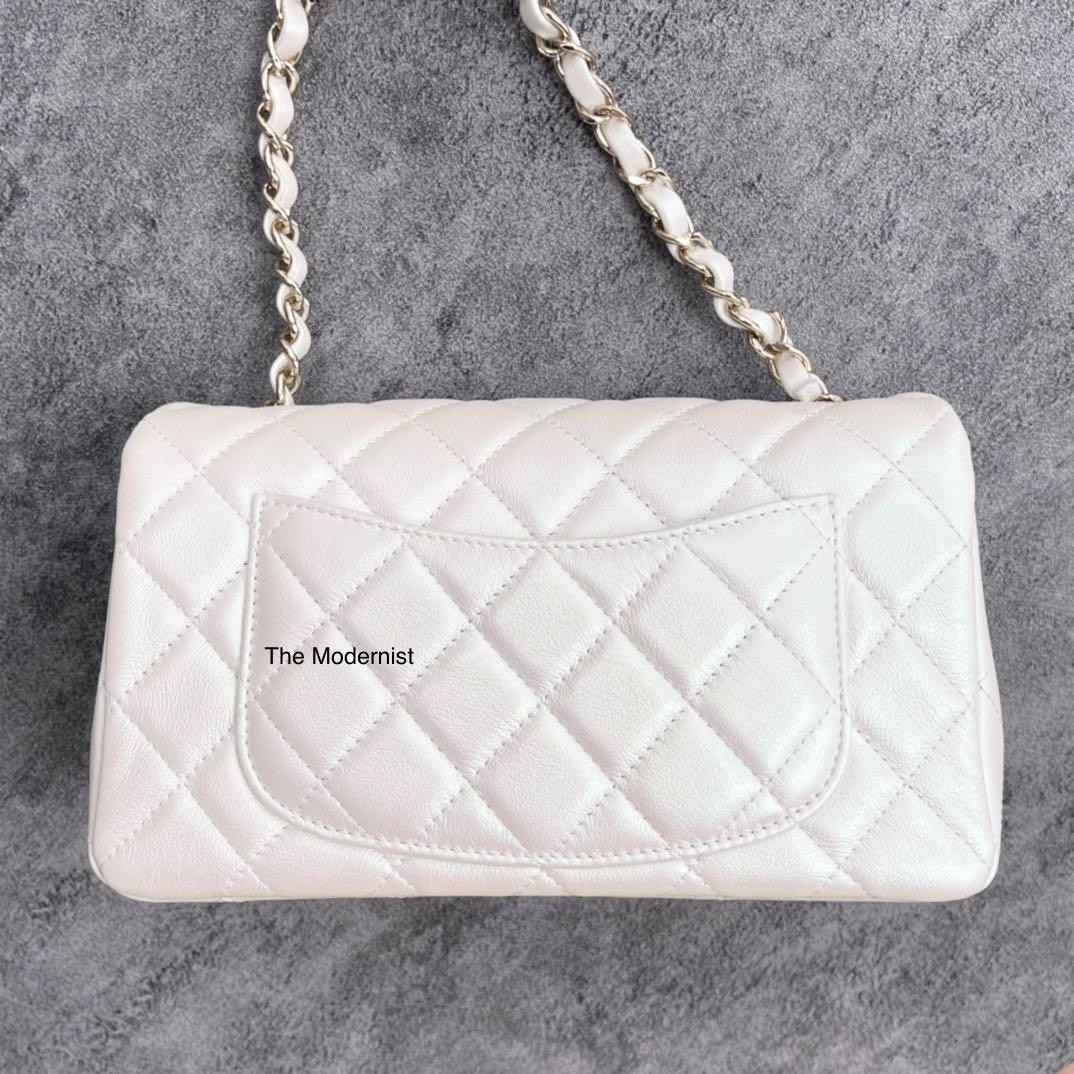 Chanel Mademoiselle White Flap bag ASL7867 – LuxuryPromise