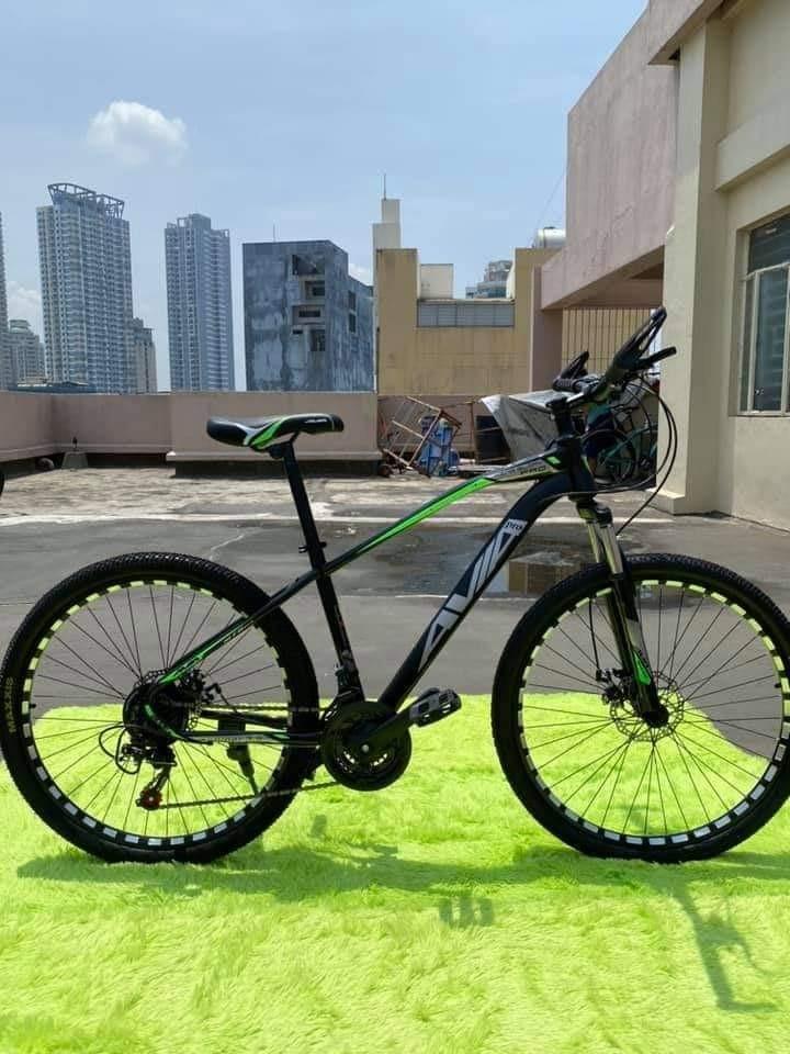 AVIA 2021 Sniper 3.5 King glory Pro Updated version (Category: Bicycles) located in Manila. Submitted by saguittarian06 (Listing ID 1106583818, Image 2). Description: R E S T O C K Php—4300 Design Italy🇮🇹🇮🇹🇮🇹 AVIA 2021 Sniper 3.5 King glory Pro Updated version 🔥Mas manganda good quality AVIA dolphin MTB STEEL26er ✅SPECIFICATIONS 💯SHIMANO PARTS 👆Shimano configuration🔥 ✅All Internal cabling ✅ STEEL FRAME PRINTED ✅ALLOY STEM ✅ALLOY RIM AND
