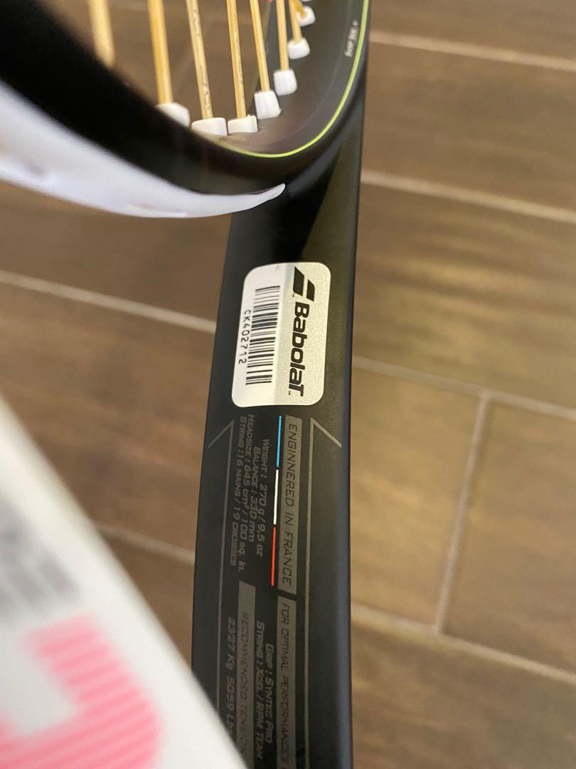 Babolat ladies tennis racket, Sports Equipment, Sports & Games, Racket