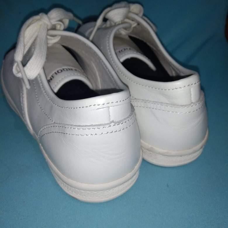 Bandolino white sneakers rubber shoes Women s Fashion Footwear