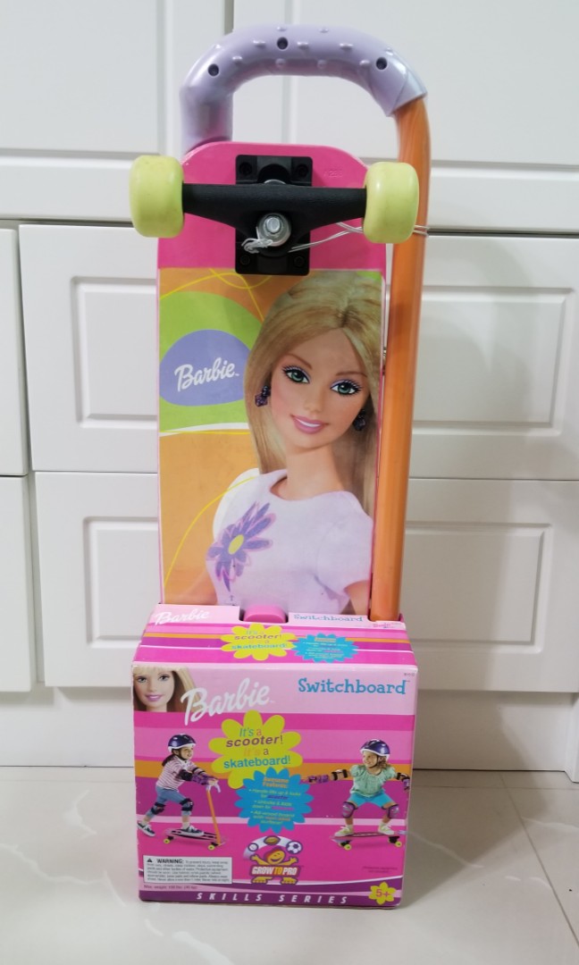 Barbie skateboard scooter online