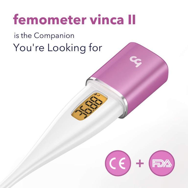 BASAL Femometer vinca ii Purple for Ovulation, Femometer Intelligent
