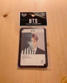 BTS  Tmoney 韓國交通卡 jung kook