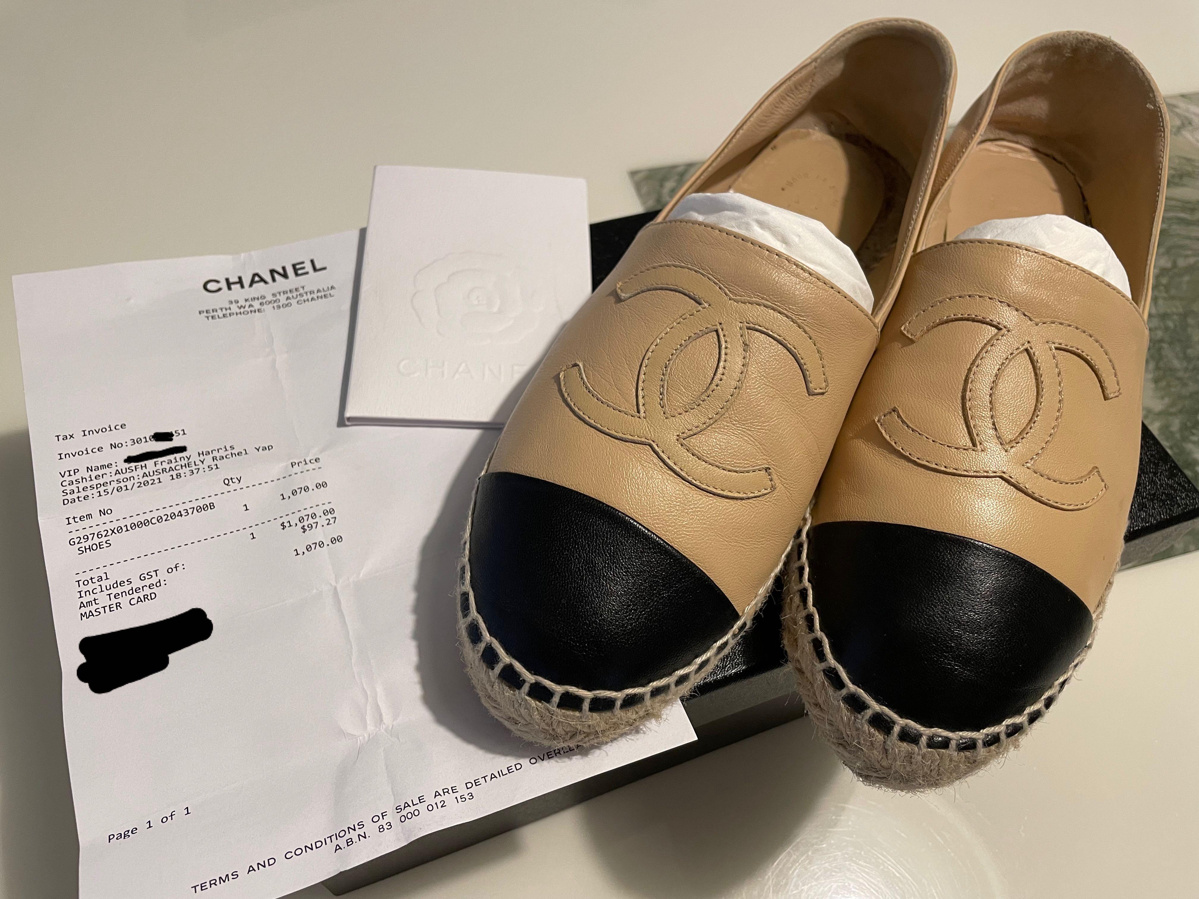chanel espadrilles cheap