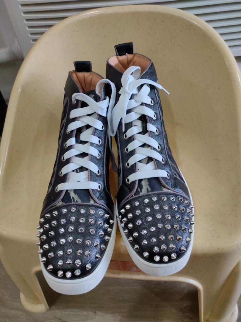 Christian louboutin orlato glitter spikes hotsell