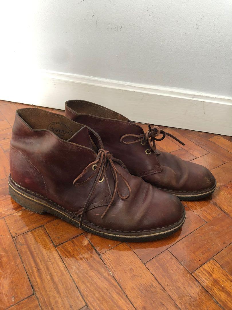 Clarks horween 2025 burgundy