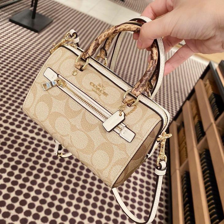Coach Mini Satchel Sling Bag Women s Fashion Bags Wallets Cross body Bags on Carousell