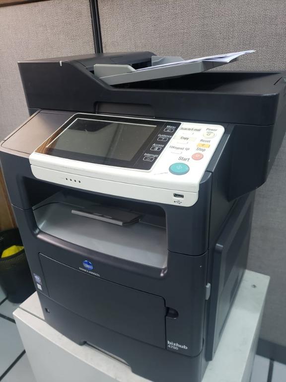 COPIER MACHINE TOUCH SCREEN / ID CARD COPY KONICA MINOLTA BIZHUB 4750 ...