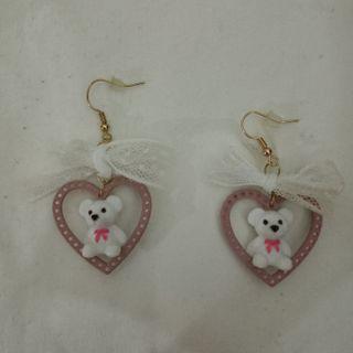 Cute bear earrings