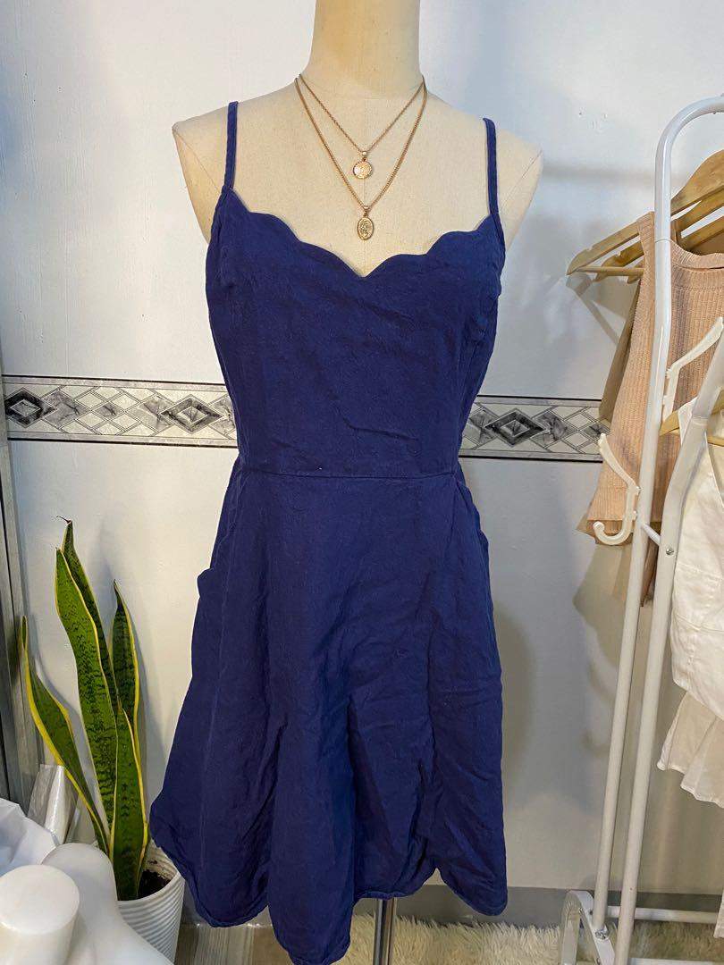 Denim Cutout Dress (Category: Dresses) located in Makati City. Submitted by ilove.hellokitty (Listing ID 1106456319, Image 2). Description: .