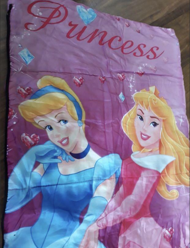 Disney Princesses Sleeping Bag Aurora Cinderella Sports