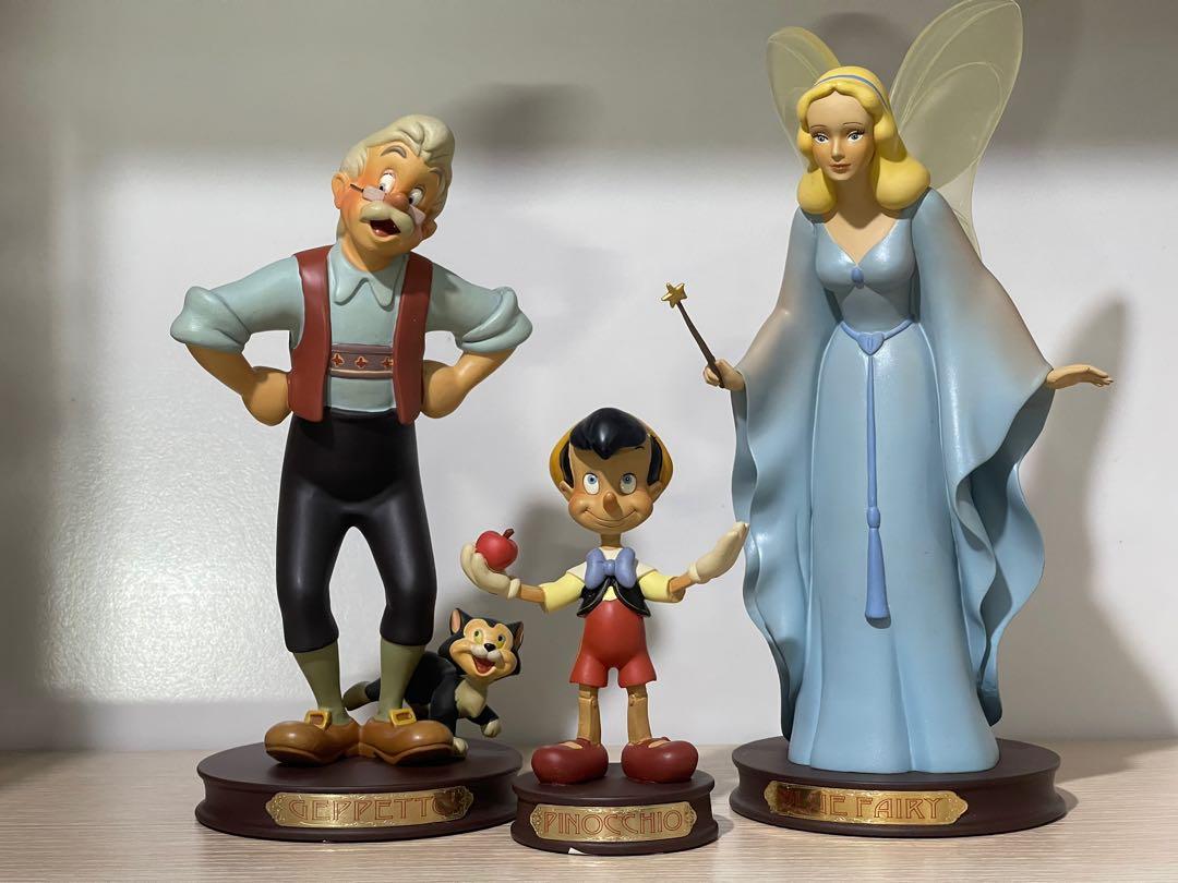 Disney store exclusive Pinocchio, Geppetto and Blue fairy