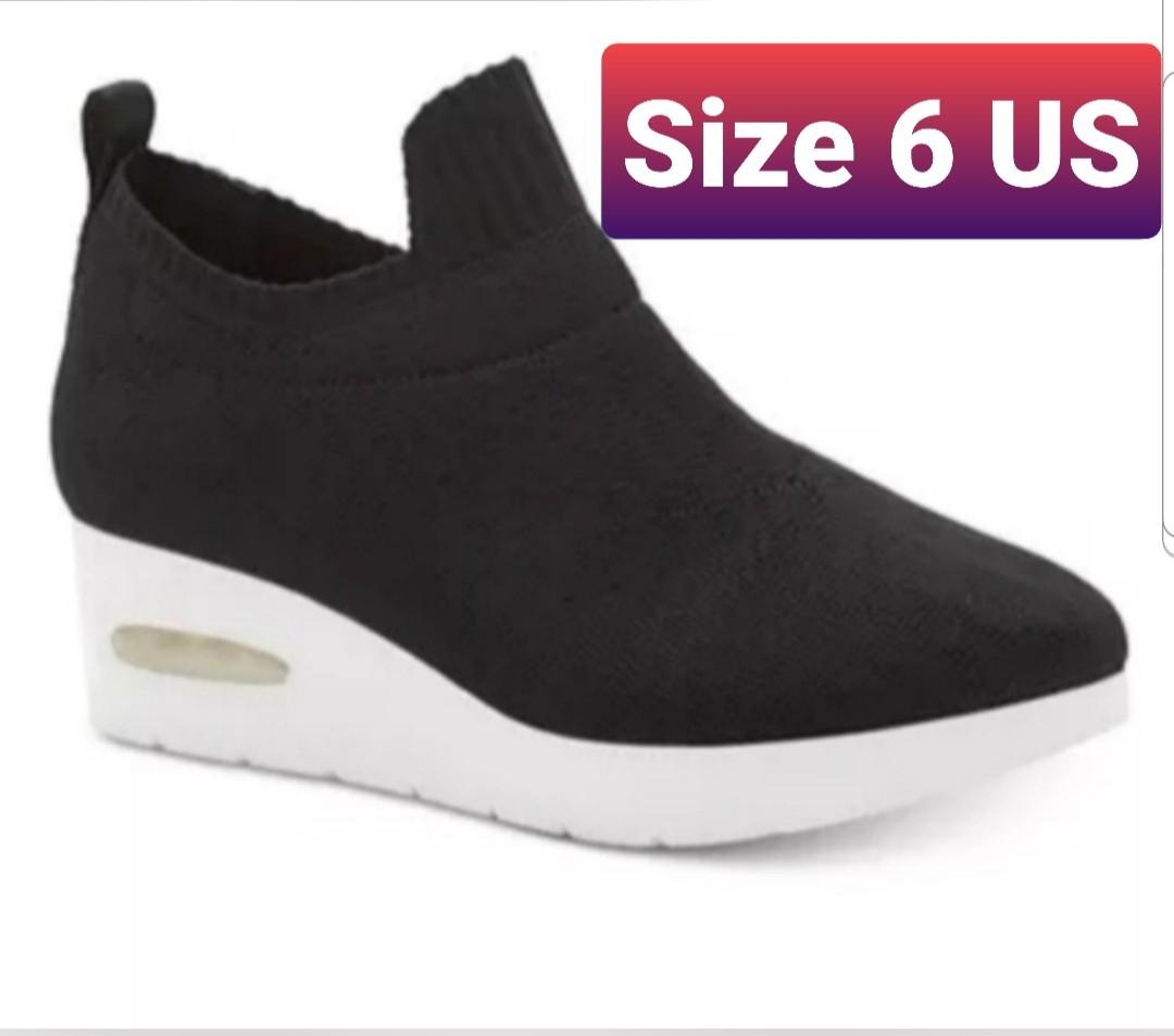Dkny angie slip on wedge sneaker new arrivals