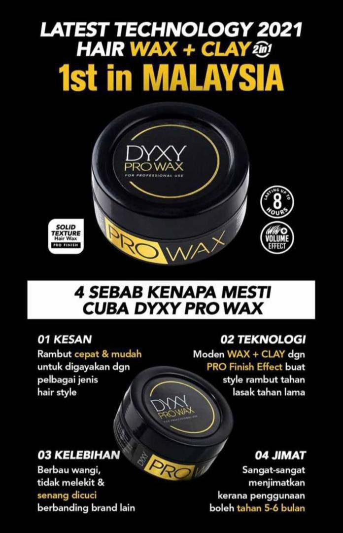 Dyxy Prowax Beauty Personal Care Hair On Carousell