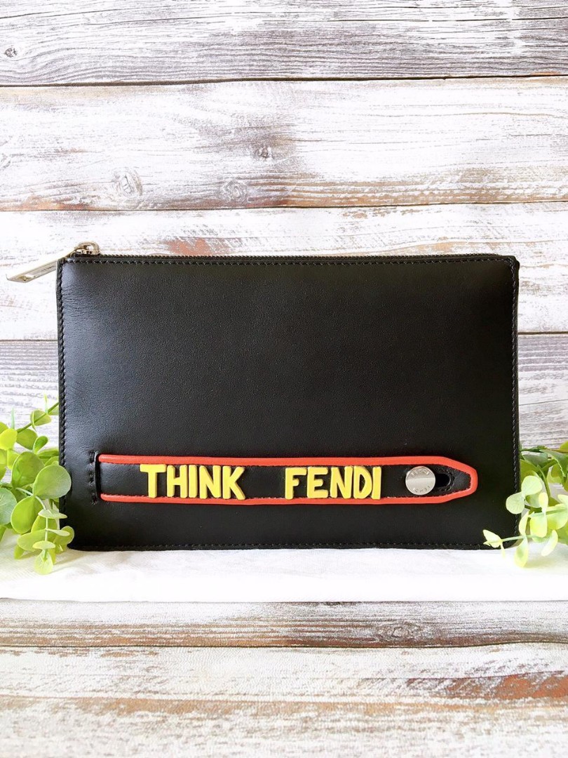 Fendi Think Clutch Barang Mewah Tas Dompet di Carousell