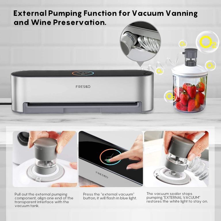 FRESKO Hands-Free Full Automatic Vacuum Sealer Machine V8 Pro