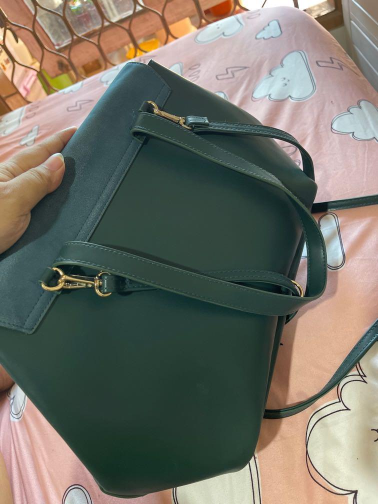 Green shop bag oriflame