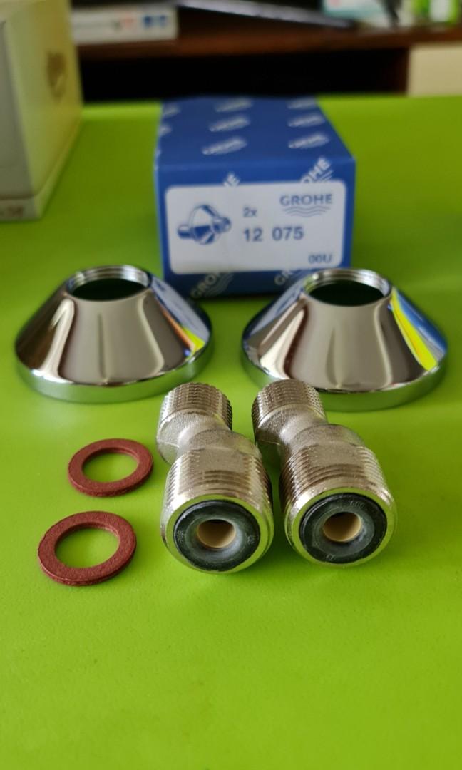 Grohe shower mixer wall pipe cover, Furniture & Home Living, Bathroom