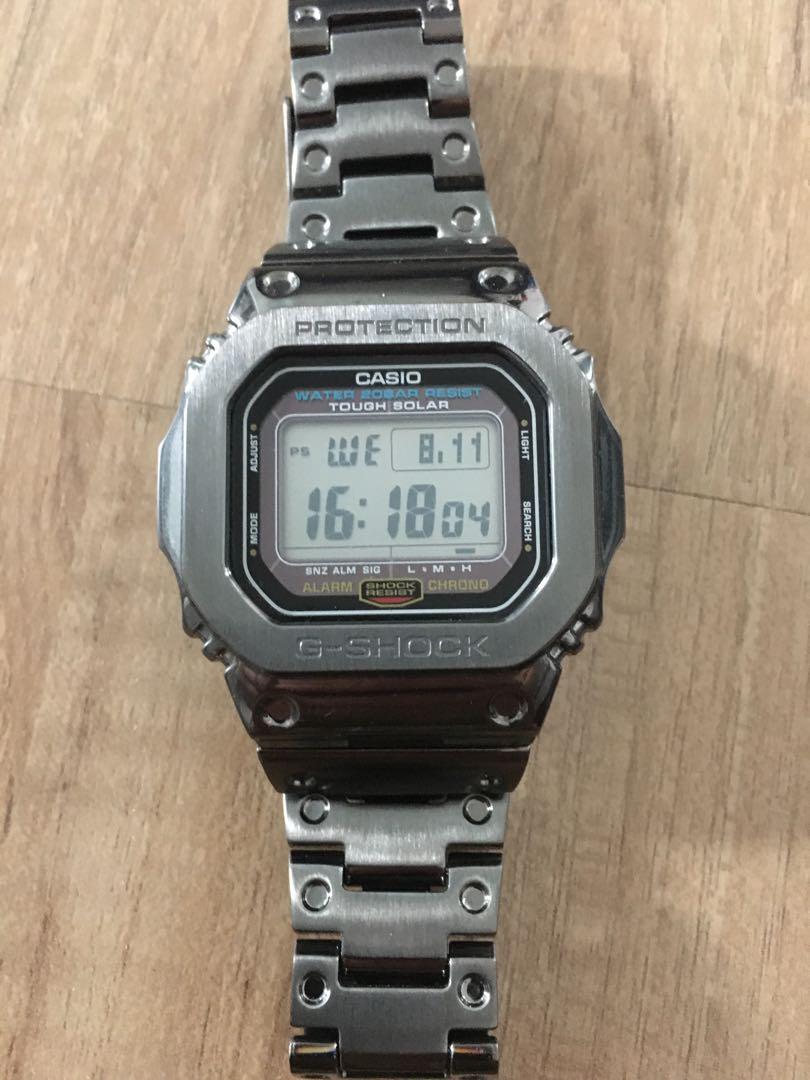 G Shock Casio G 5600E Solar Full Metal Modded Seiko Citizen kemasraya