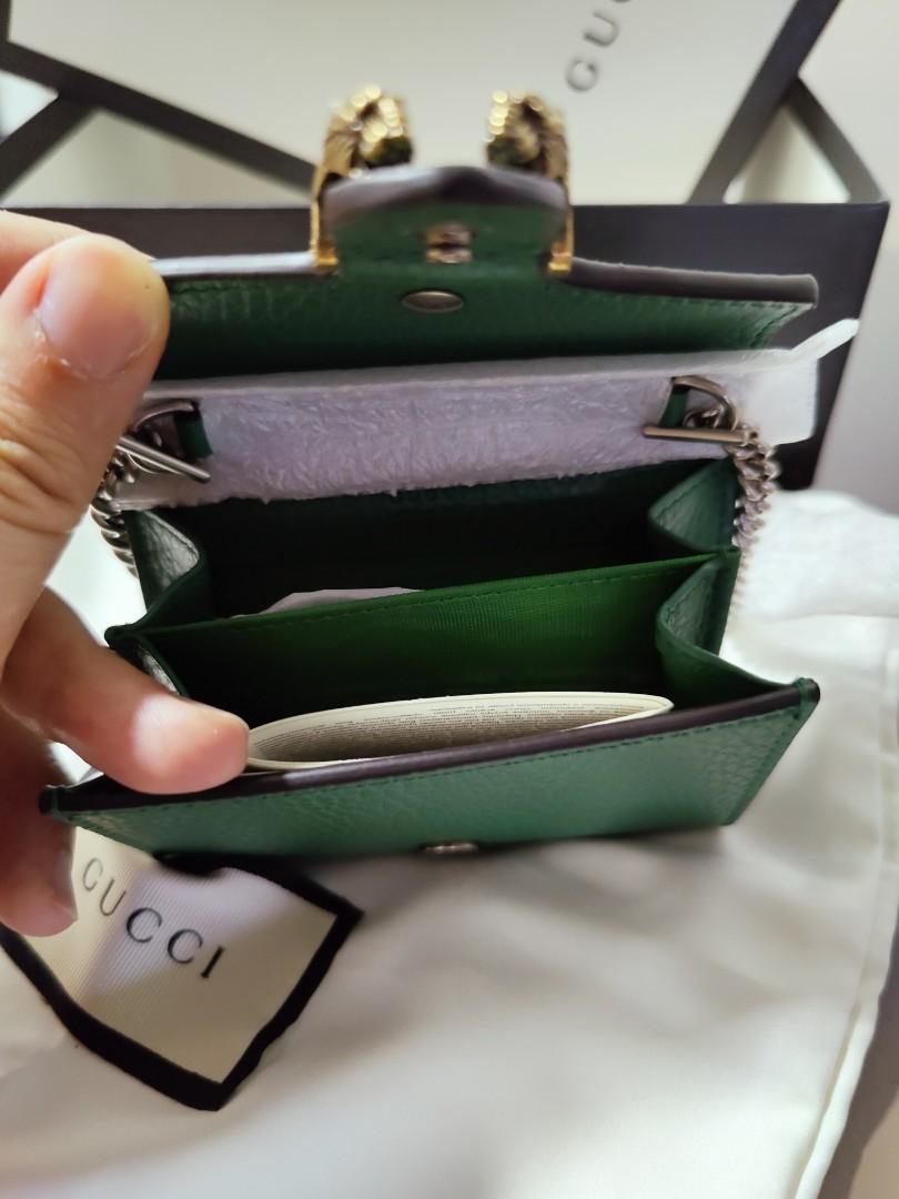Gucci Dionysus card holder, Women's 