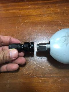 Brand New Hex Shank Socket Adapter Quick Release Chuck Converter Black Square Drive to 1/4 for Impact Wrench Screwdriver Bit Holder (for bosch, dewalt, makita)