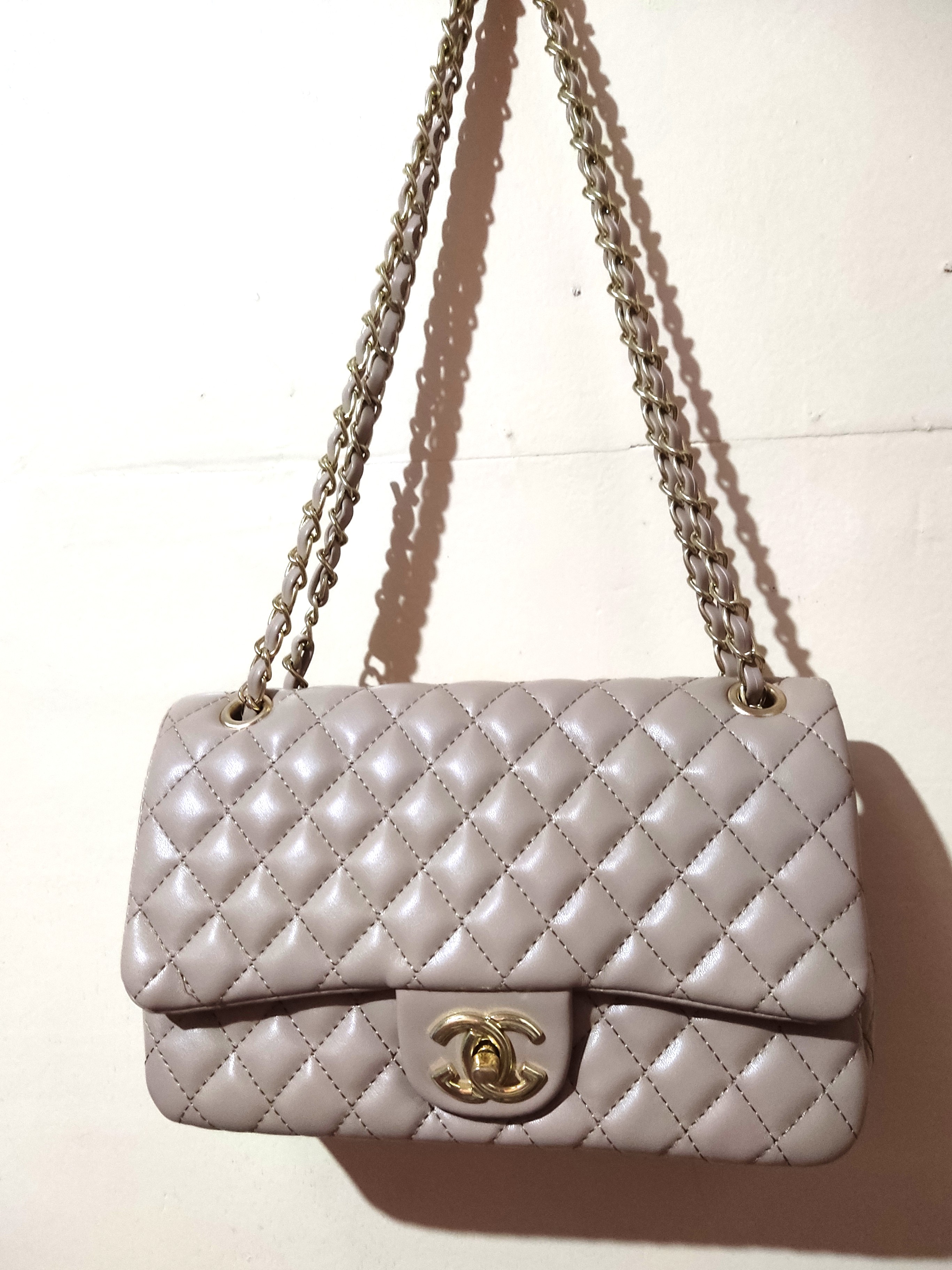 HIGH END CHANEL FLAP BAG- NUDE, Luxury, Bags & Wallets on Carousell