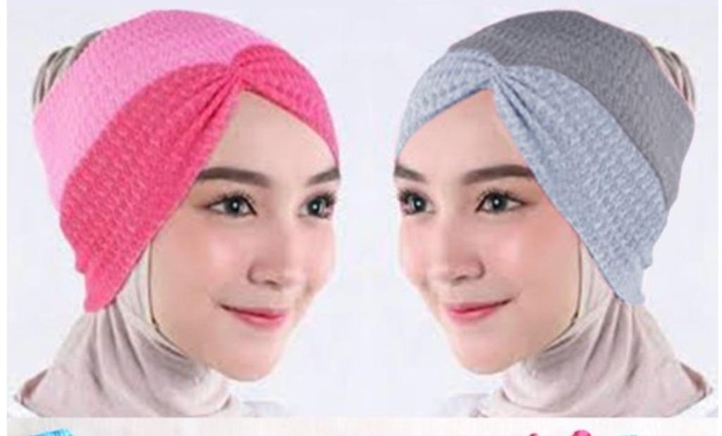 Hijab Head Scarf, Hijab Undercap, Inner Tudung 2 Tone Colours, Women's