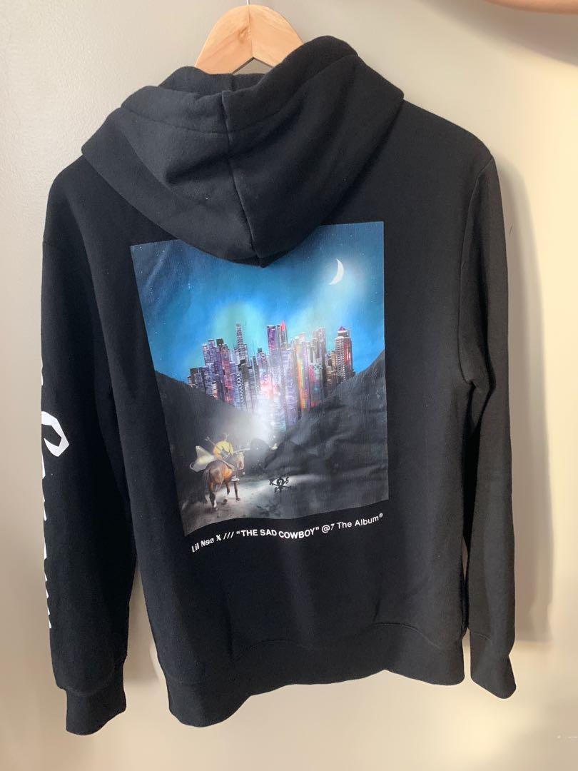 h&m lil nas x moletom com capuz