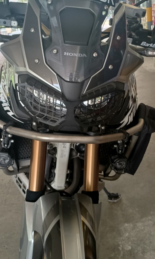Honda Africa Twin CRF1000L Headlight Guard Protector, Motorcycles