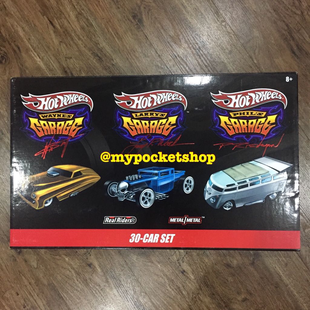 Hot wheels larry's garage 30 car set hotsell