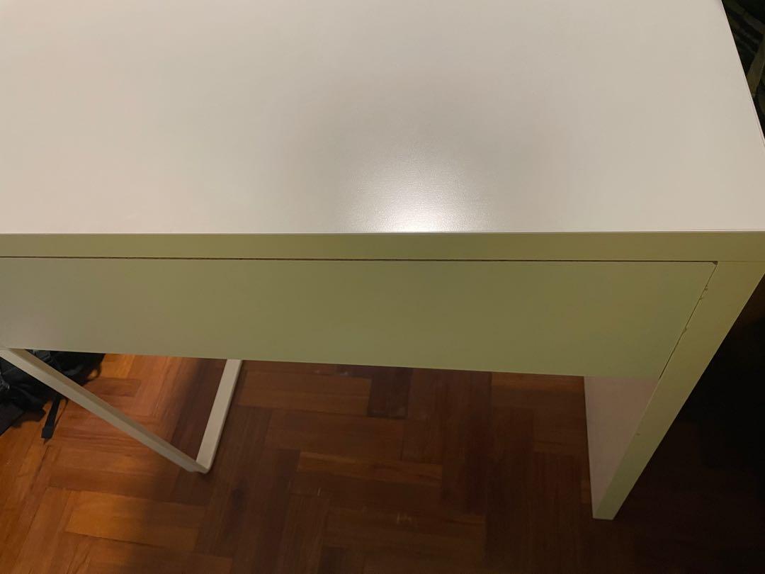 IKEA Study Table (White) MICKE, Furniture & Home Living, Furniture