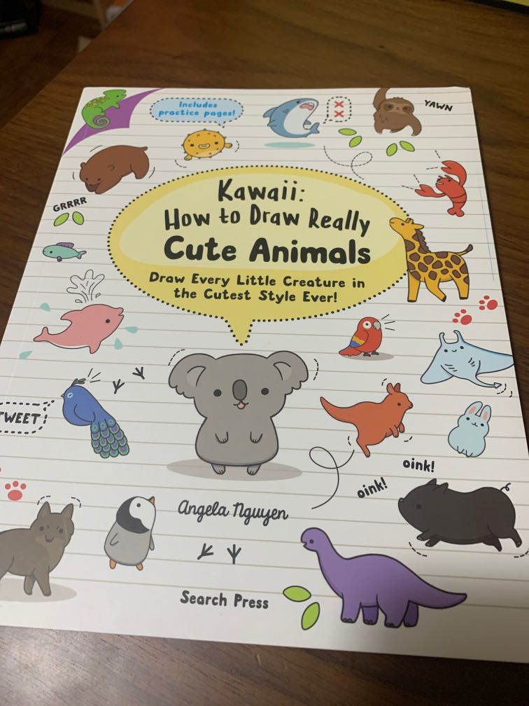 Kawaii: How to draw really cute animals (book), Hobbies & Toys, Books ...