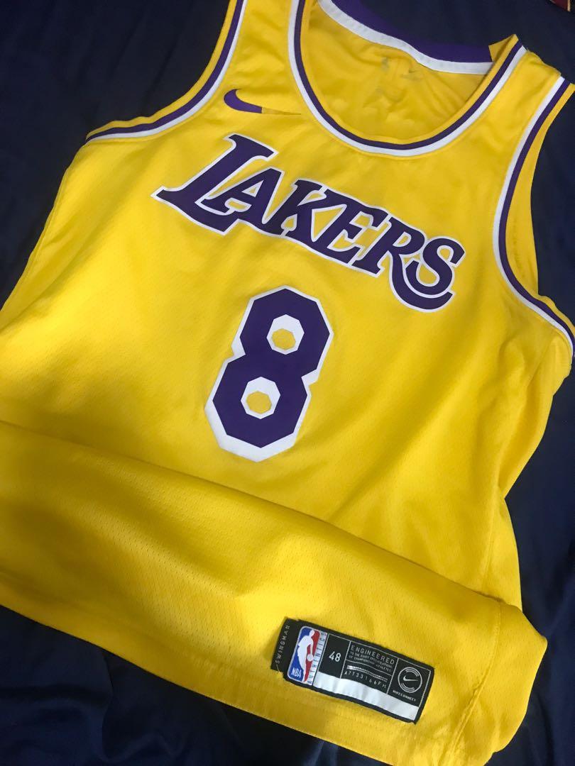 Nike Authentic Kobe Bryant jersey size 52, 男裝, 運動服裝- Carousell