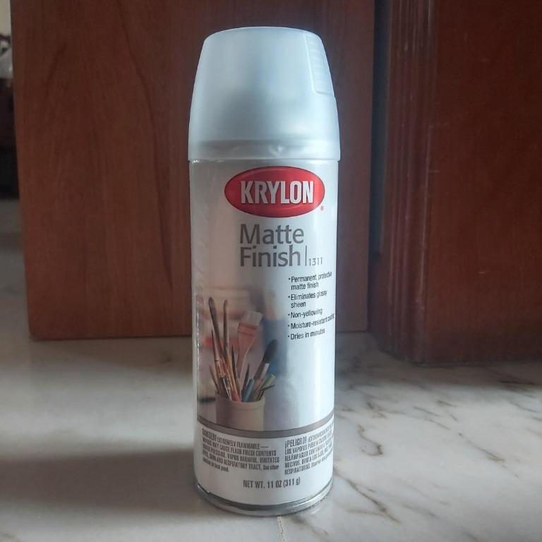 Krylon Matte Finish Aerosol Spray, Hobbies & Toys, Stationery & Craft