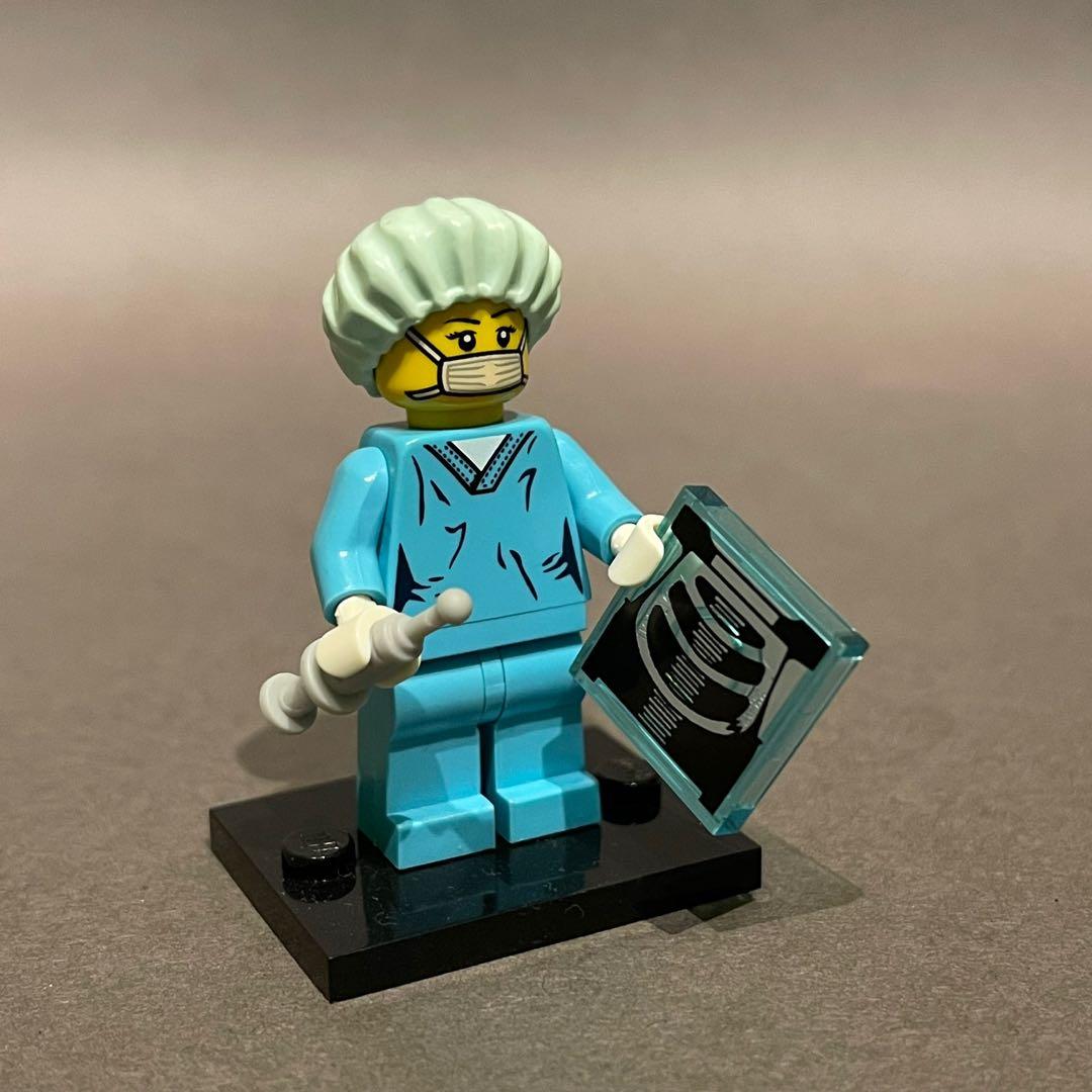 Lego surgeon minifigure top